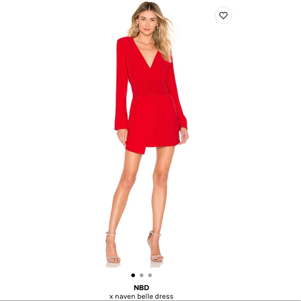 NBD- X Naven Belle Dress in Red- S